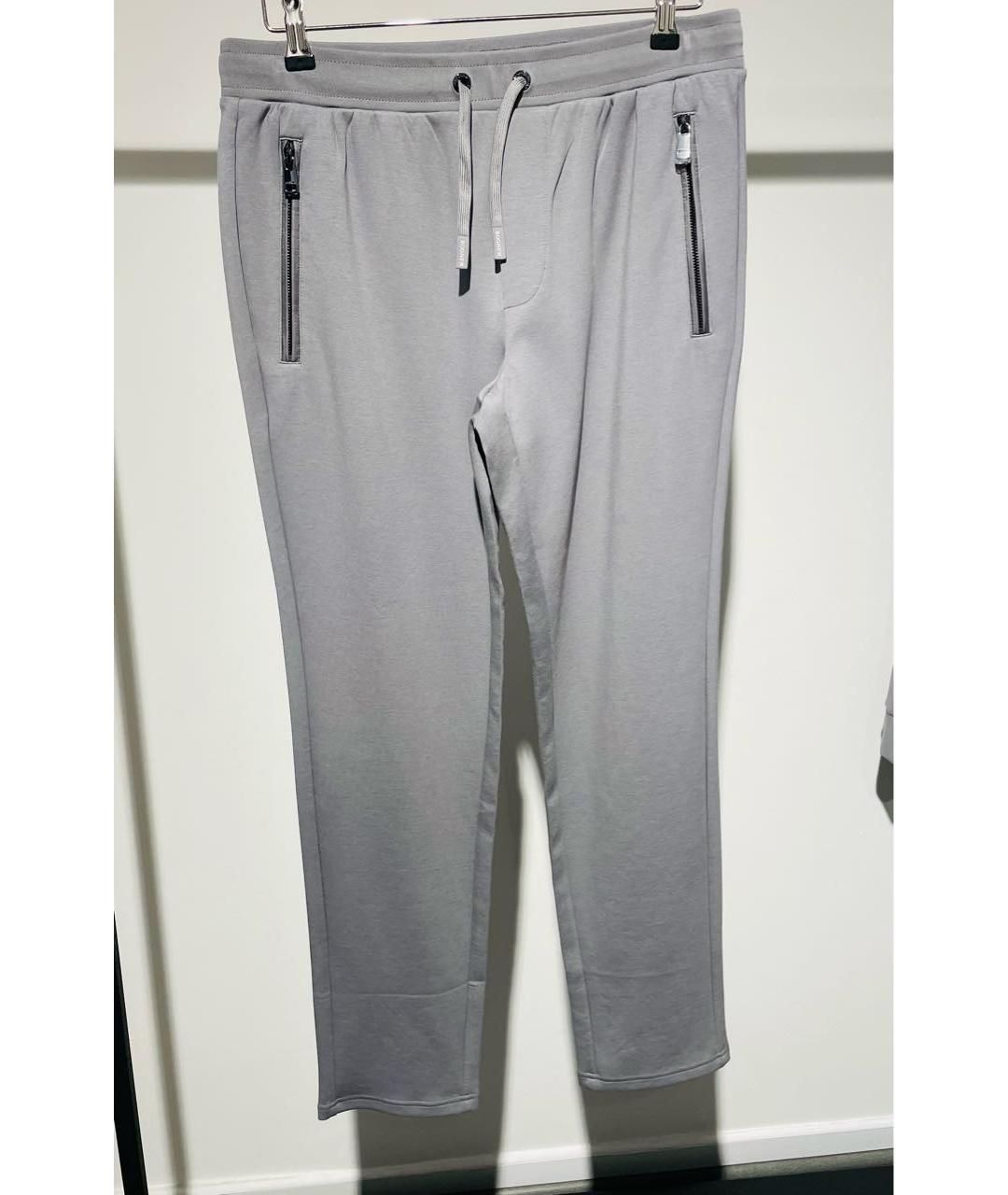 BOGNER Серый хлопковый спортивный костюм, фото 9