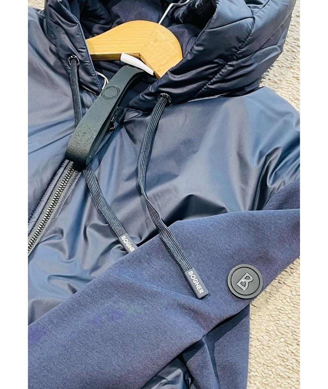 BOGNER Темно-синий хлопковый спортивный костюм, фото 8