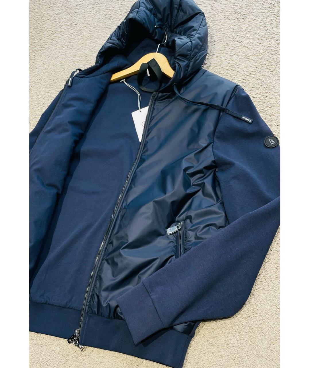 BOGNER Темно-синий хлопковый спортивный костюм, фото 6