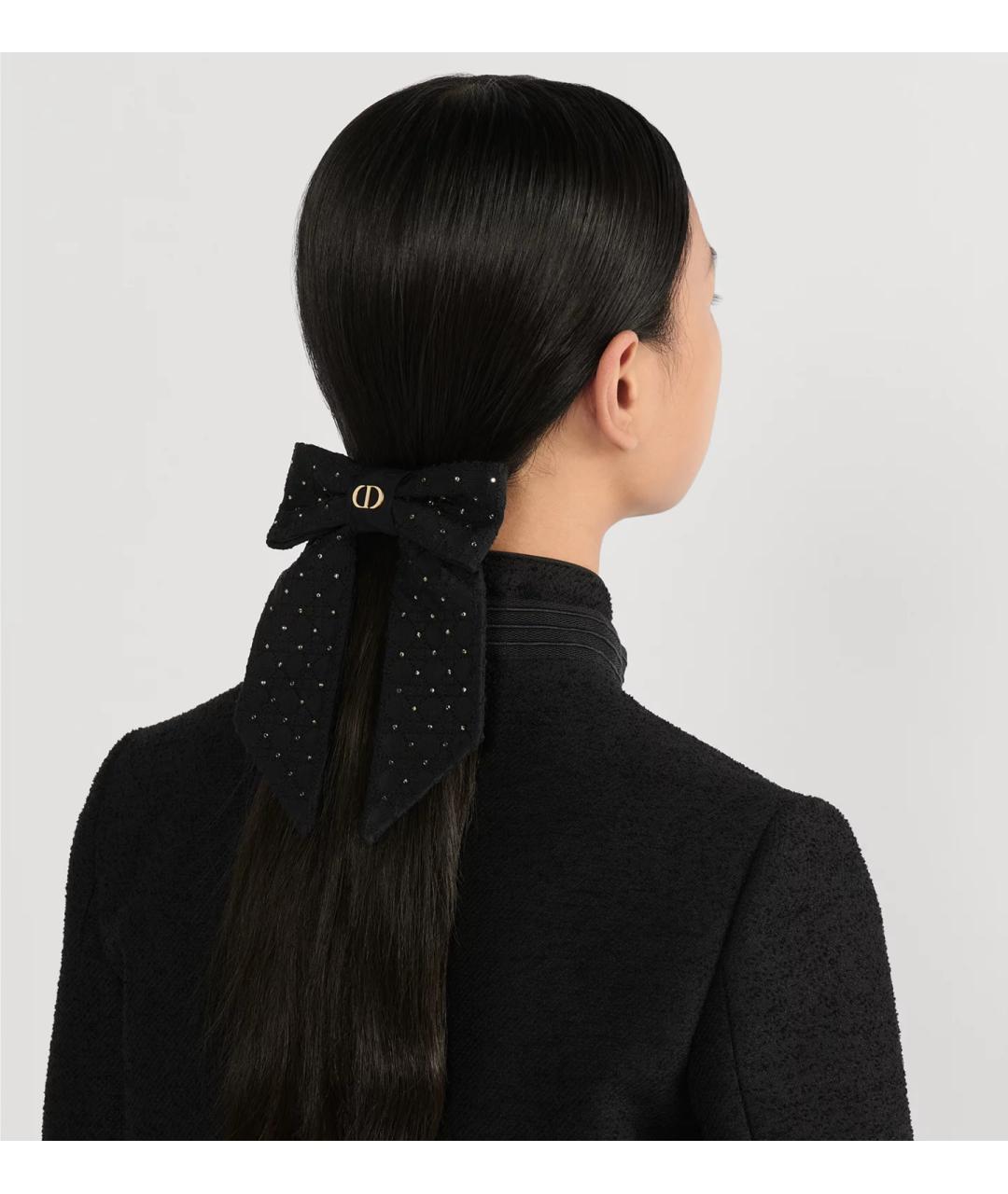CHRISTIAN DIOR Черная заколка, фото 4
