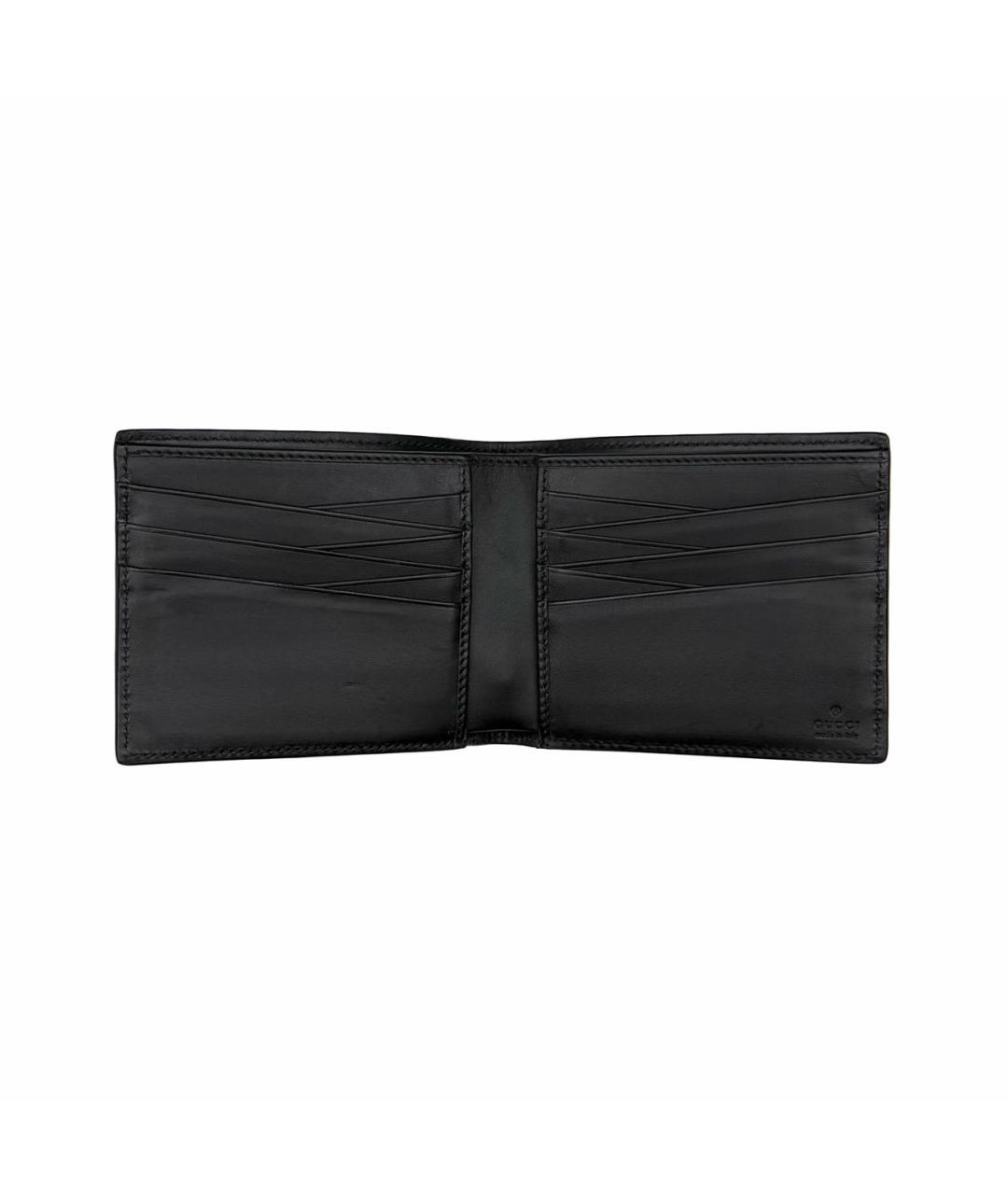 GUCCI Черный кожаный кошелек, фото 3
