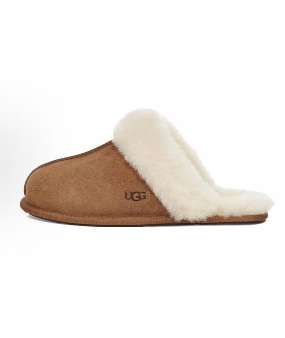 UGG AUSTRALIA Коричневые замшевые мюли, фото 5