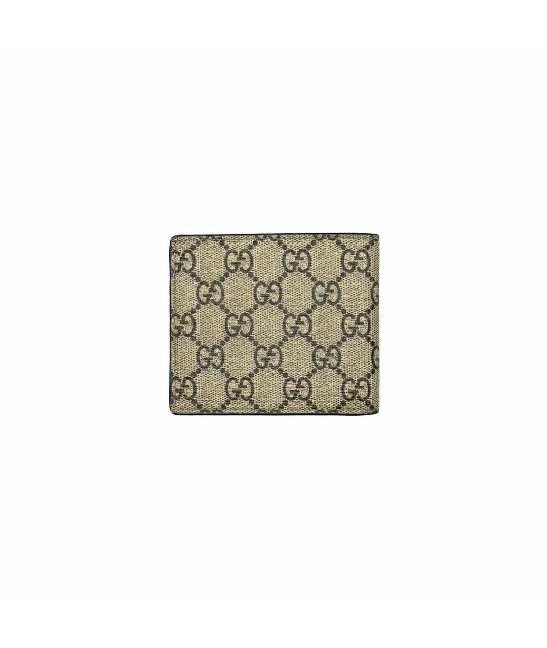 GUCCI Бежевый кожаный кошелек, фото 2