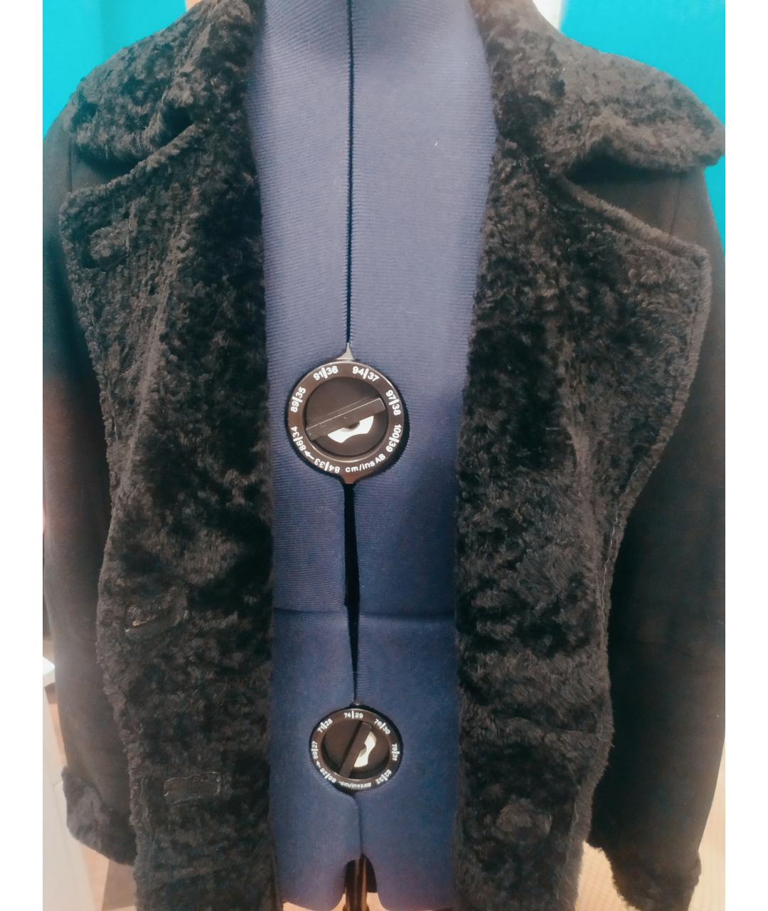 GUCCI Черная меховая дубленка, фото 4