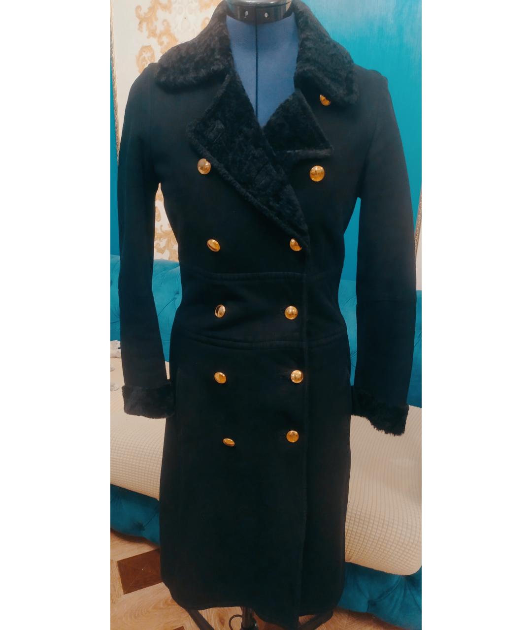 GUCCI Черная меховая дубленка, фото 5