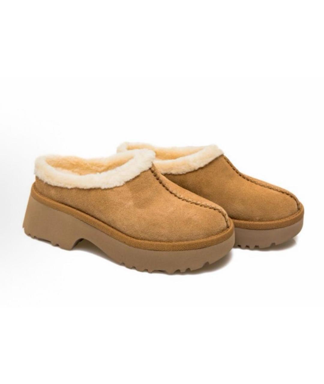 UGG AUSTRALIA Коричневые замшевые кроссовки, фото 3