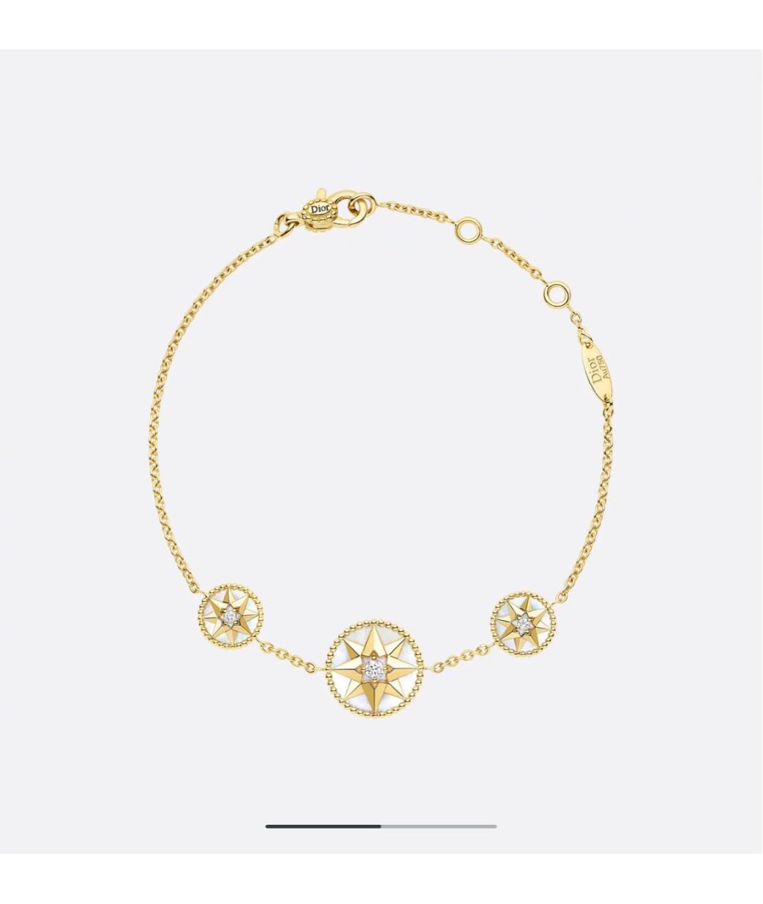 CHRISTIAN DIOR Золотой браслет из желтого золота, фото 7