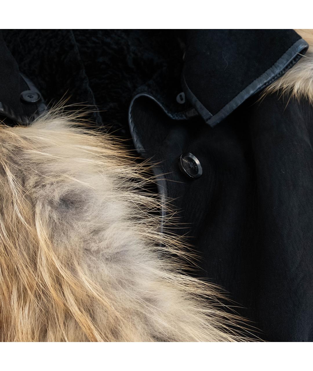 GUCCI Черная замшевая дубленка, фото 4