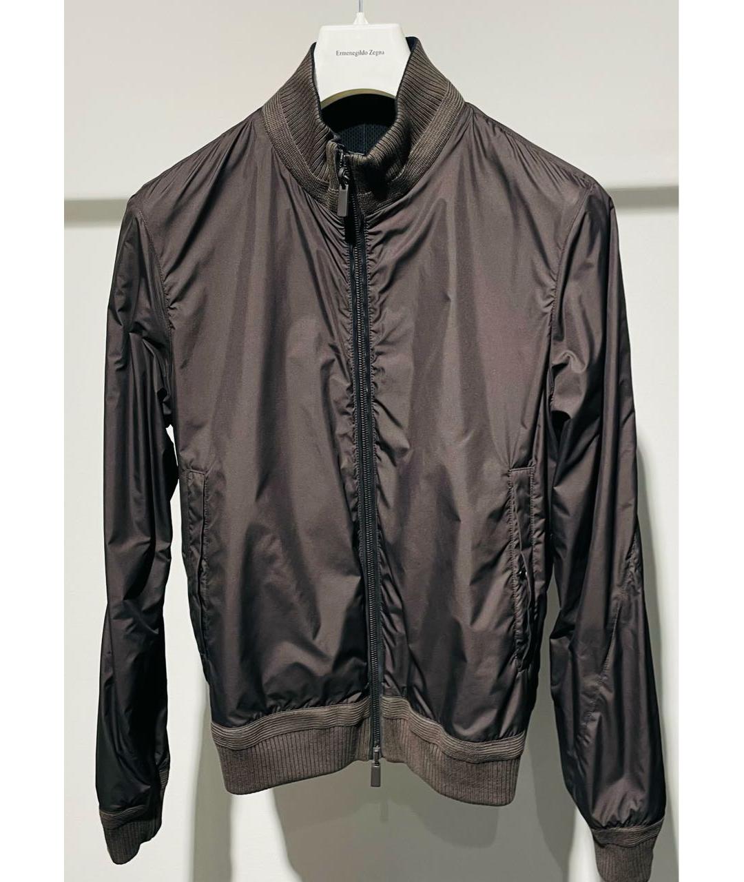 ERMENEGILDO ZEGNA XXX Темно-синяя замшевая куртка, фото 6