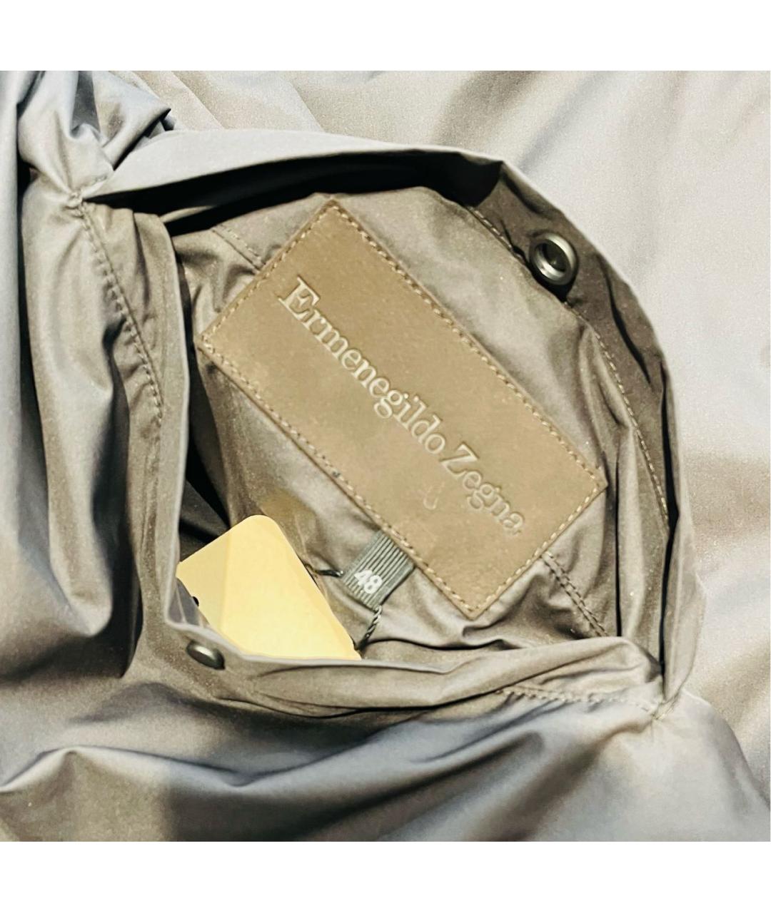 ERMENEGILDO ZEGNA XXX Темно-синяя замшевая куртка, фото 5