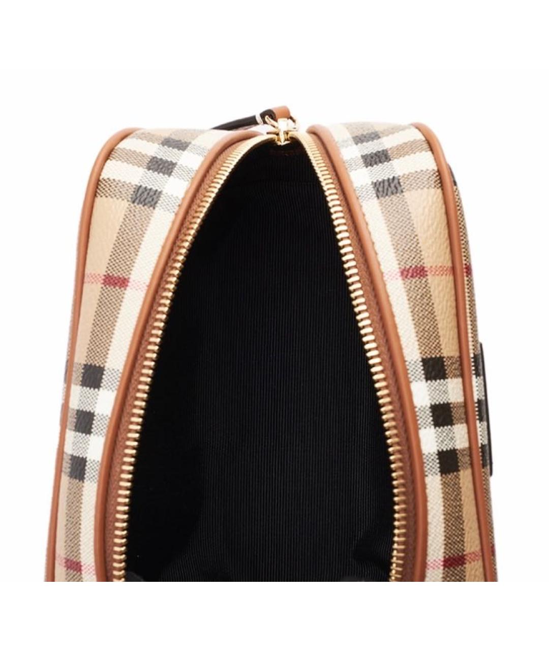 BURBERRY Кожаная косметичка, фото 4