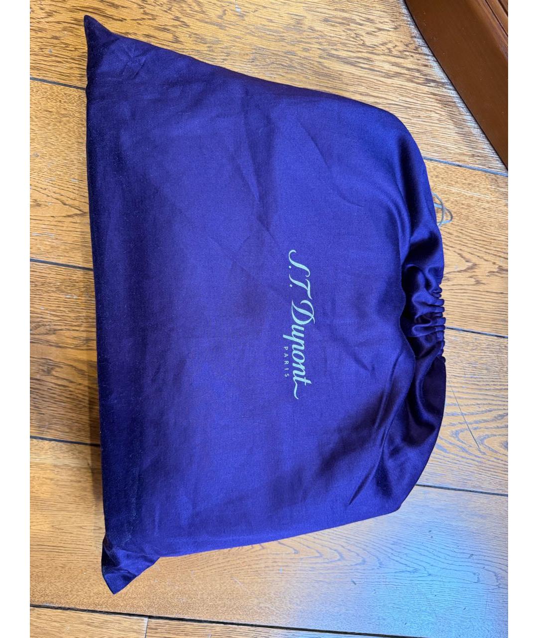 DUPONT Черный кожаный портфель, фото 8