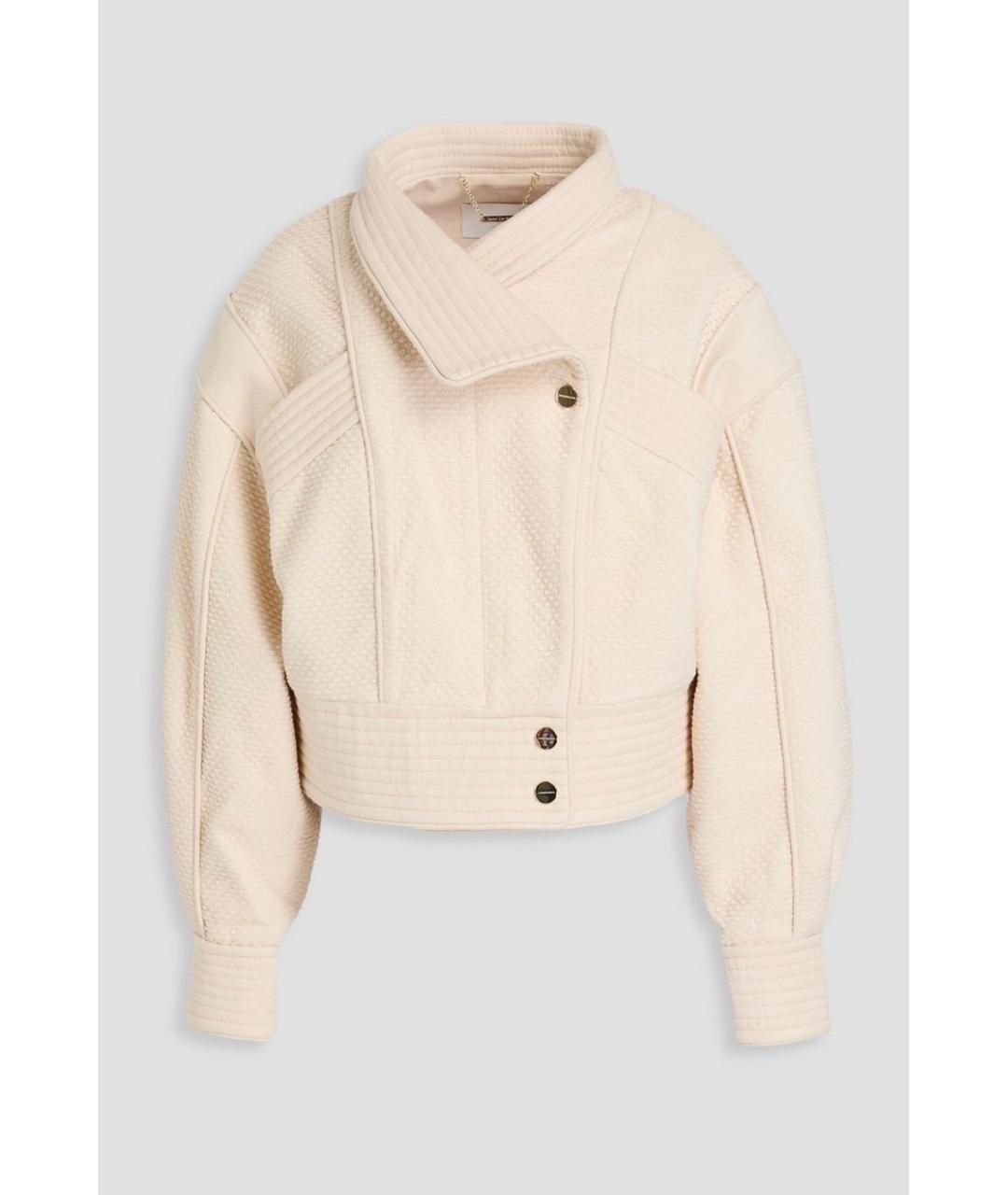 ZIMMERMANN Бежевый хлопко-эластановый жакет/пиджак, фото 10