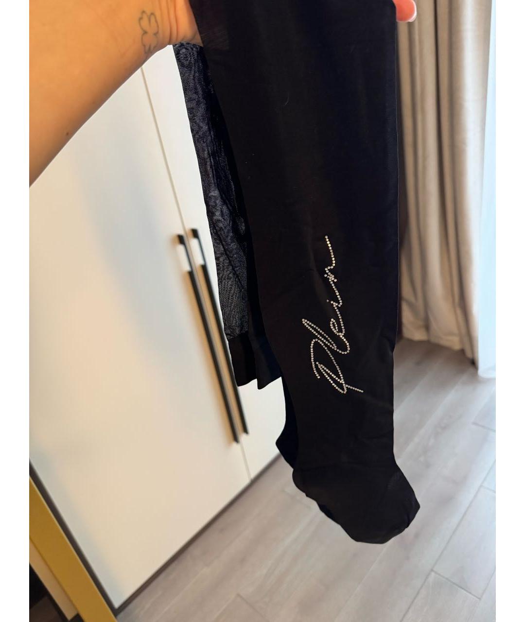 PHILIPP PLEIN Черные носки, чулки и колготы, фото 3