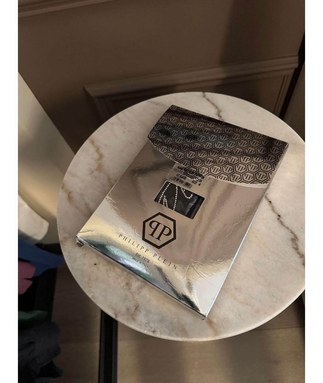 PHILIPP PLEIN Черные носки, чулки и колготы, фото 2