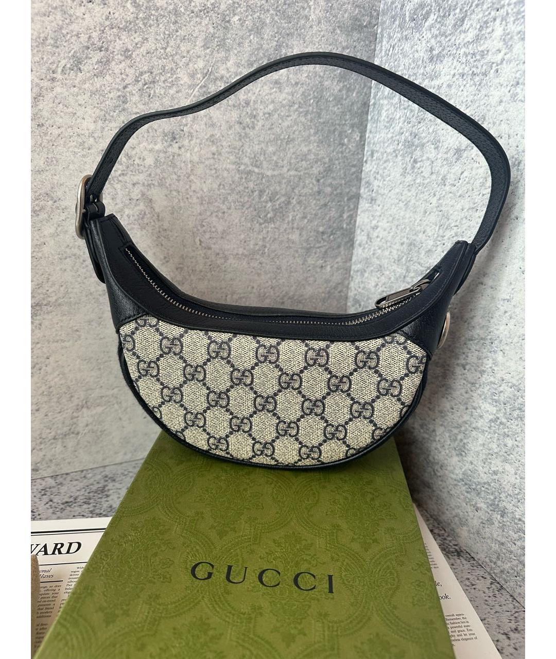 GUCCI Кожаная сумка через плечо, фото 4