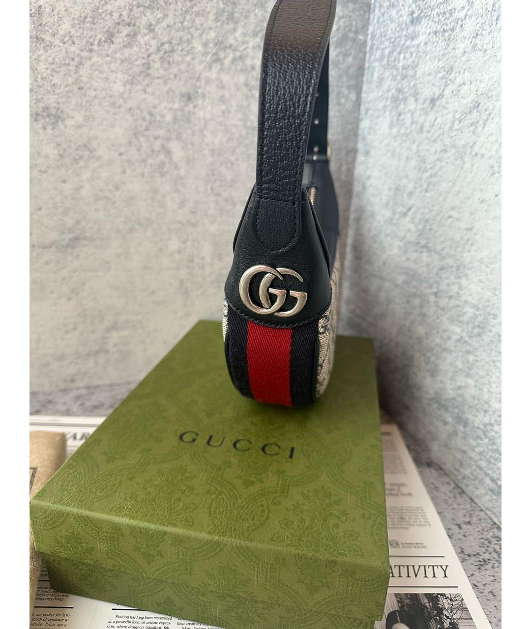 GUCCI Кожаная сумка через плечо, фото 5