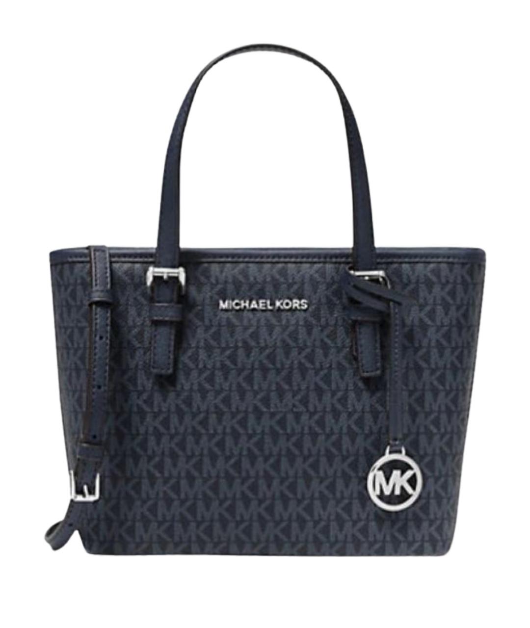 MICHAEL KORS Черная сумка с короткими ручками из искусственной кожи, фото 1