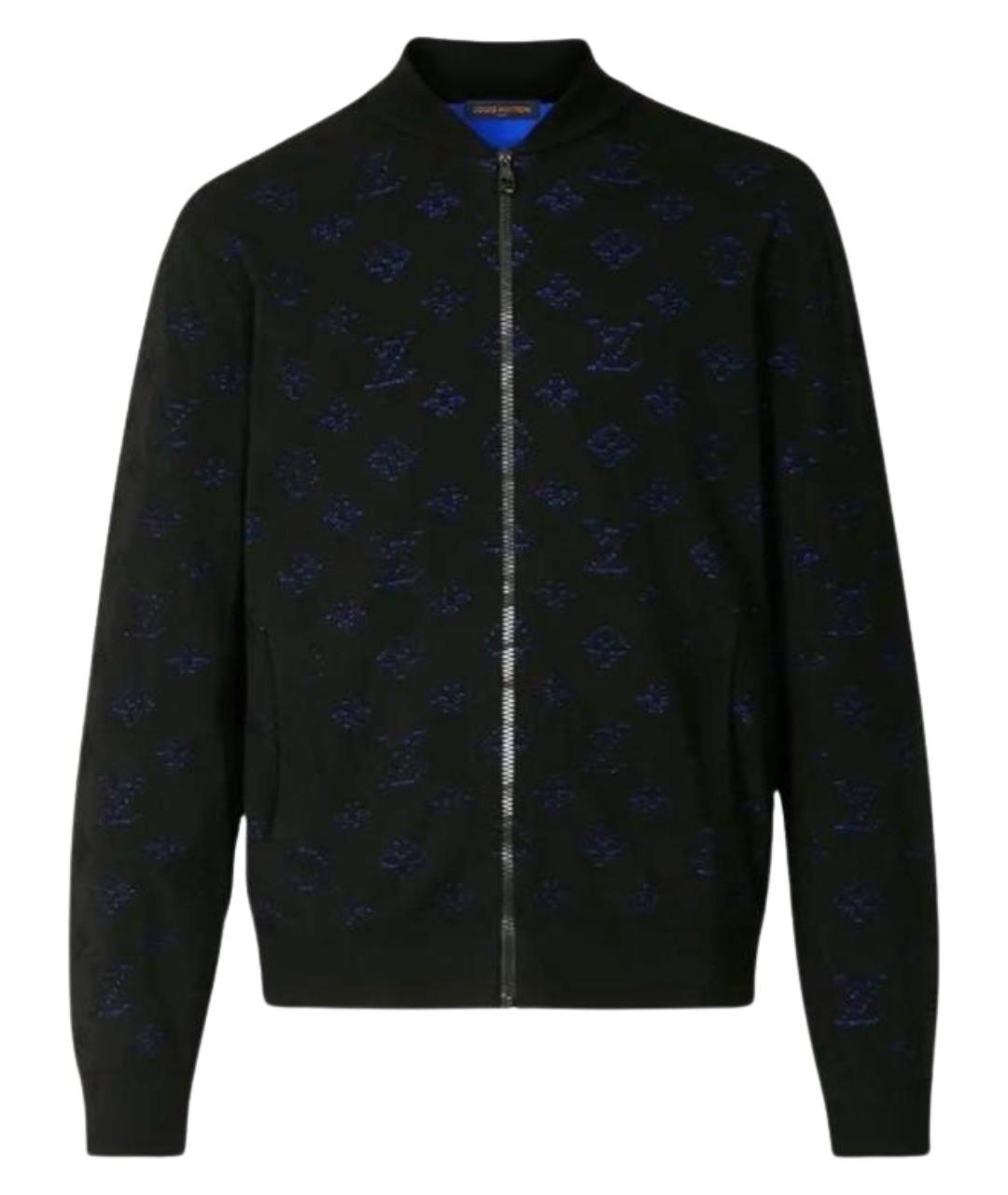 LOUIS VUITTON Черный вискозный кардиган, фото 1