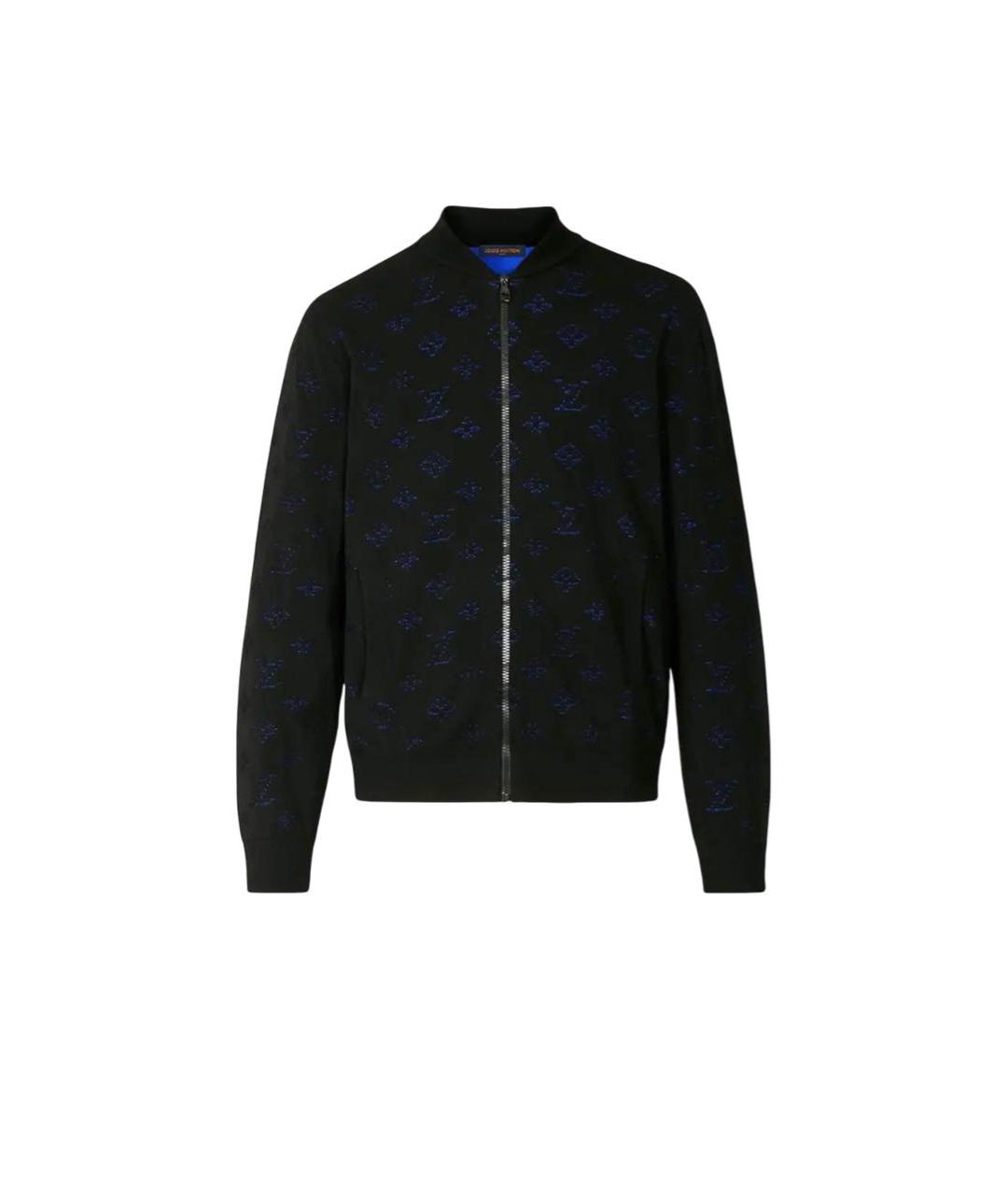 LOUIS VUITTON Черный вискозный кардиган, фото 9