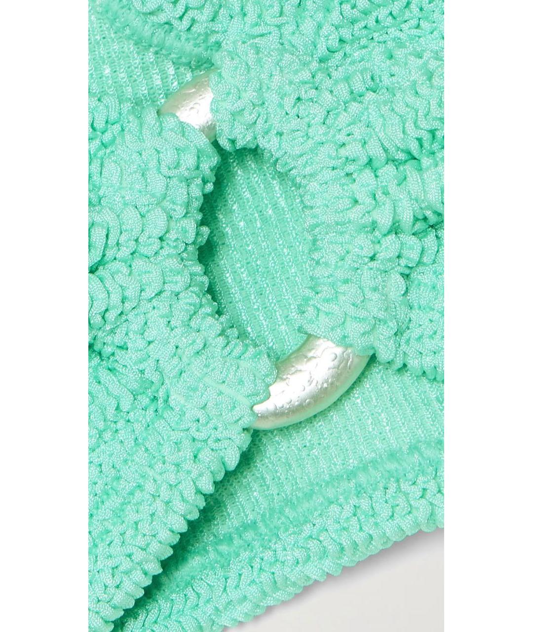 HUNZA G Салатовый полиэстеровый купальник, фото 3