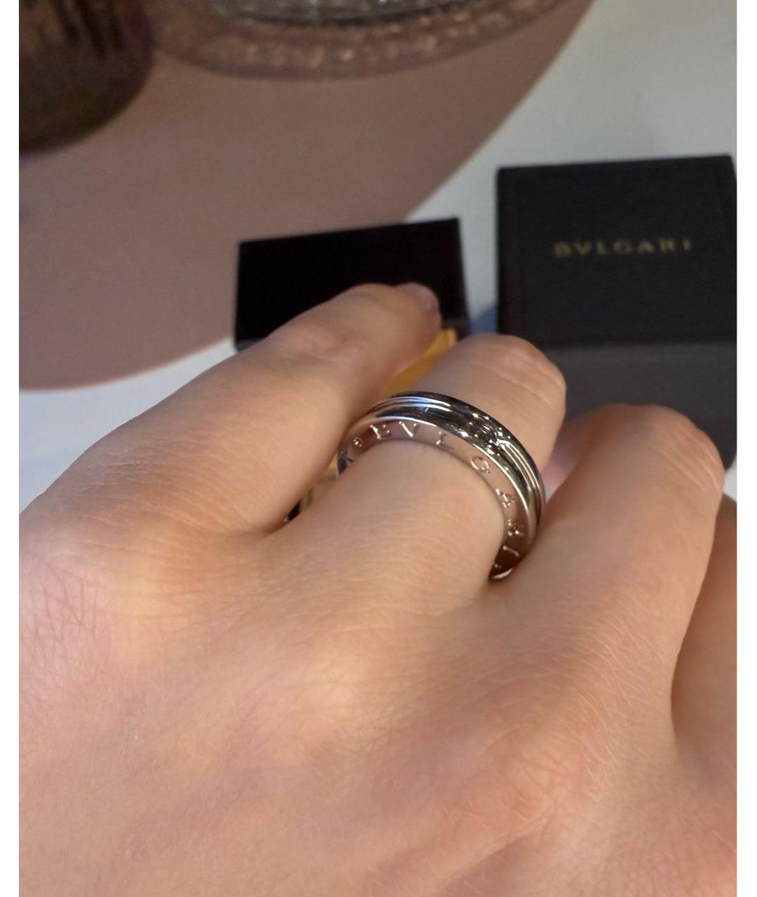 BVLGARI Серебряное кольцо из белого золота, фото 6