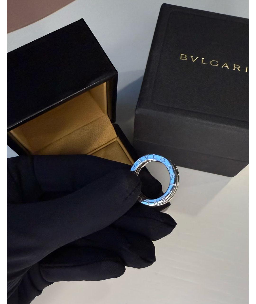 BVLGARI Серебряное кольцо из белого золота, фото 3
