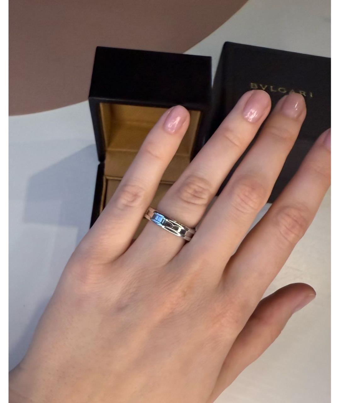 BVLGARI Серебряное кольцо из белого золота, фото 5