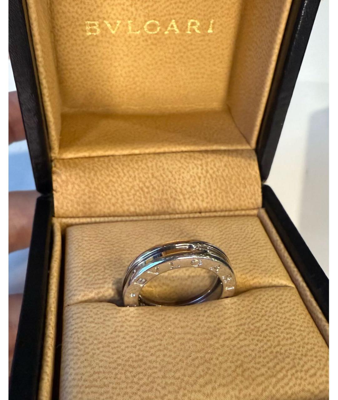 BVLGARI Серебряное кольцо из белого золота, фото 4