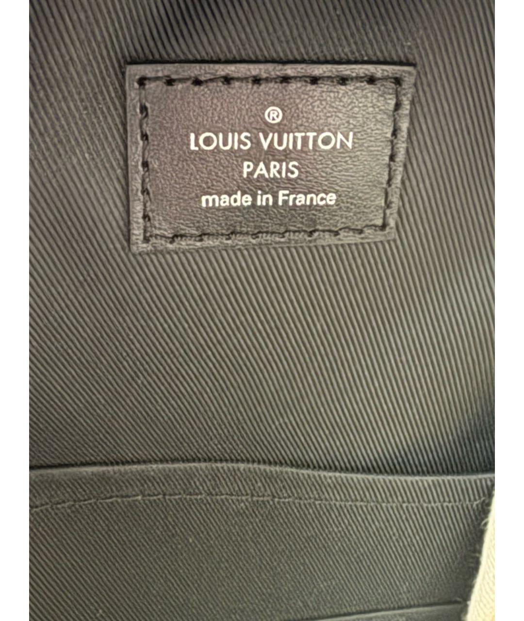 LOUIS VUITTON Черный рюкзак, фото 4