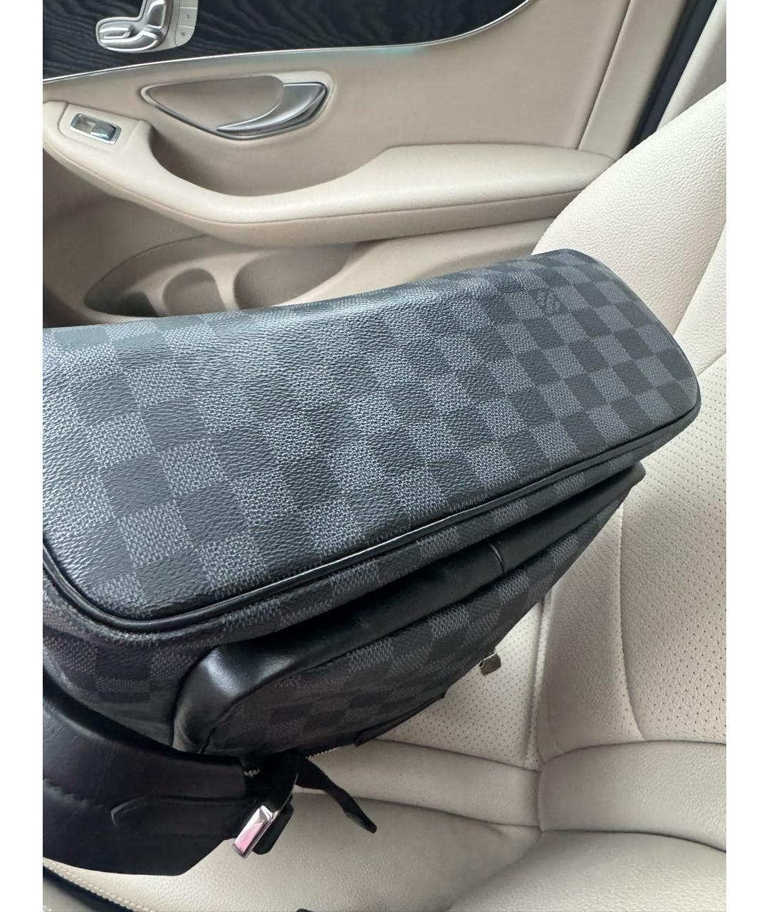 LOUIS VUITTON Черный рюкзак, фото 6