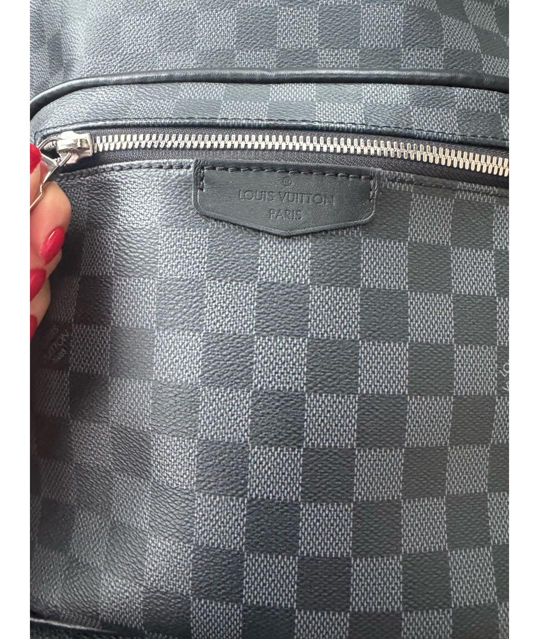 LOUIS VUITTON Черный рюкзак, фото 5