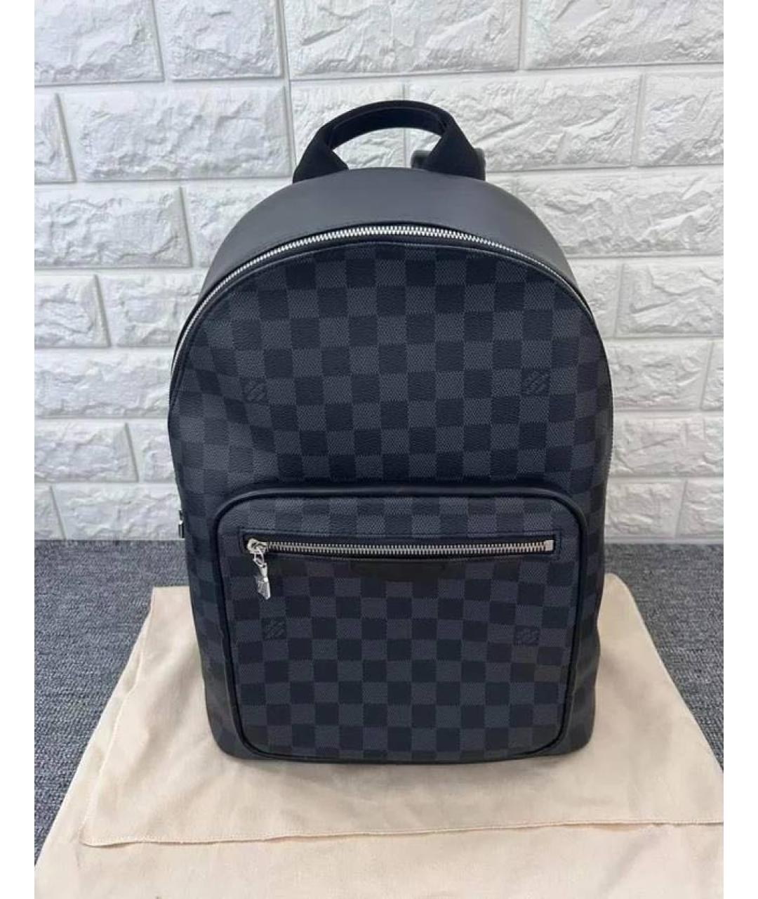 LOUIS VUITTON Черный рюкзак, фото 9