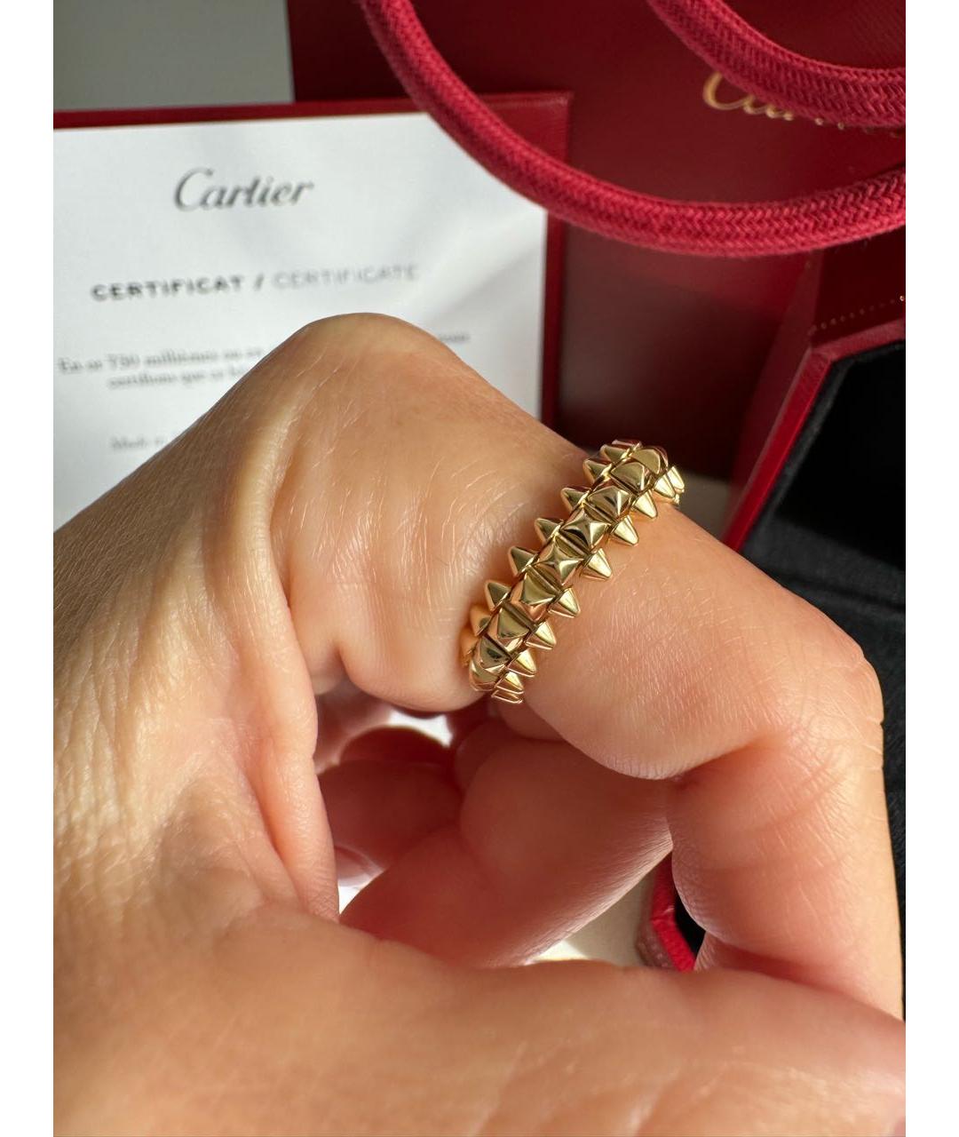 CARTIER Золотое кольцо из розового золота, фото 7