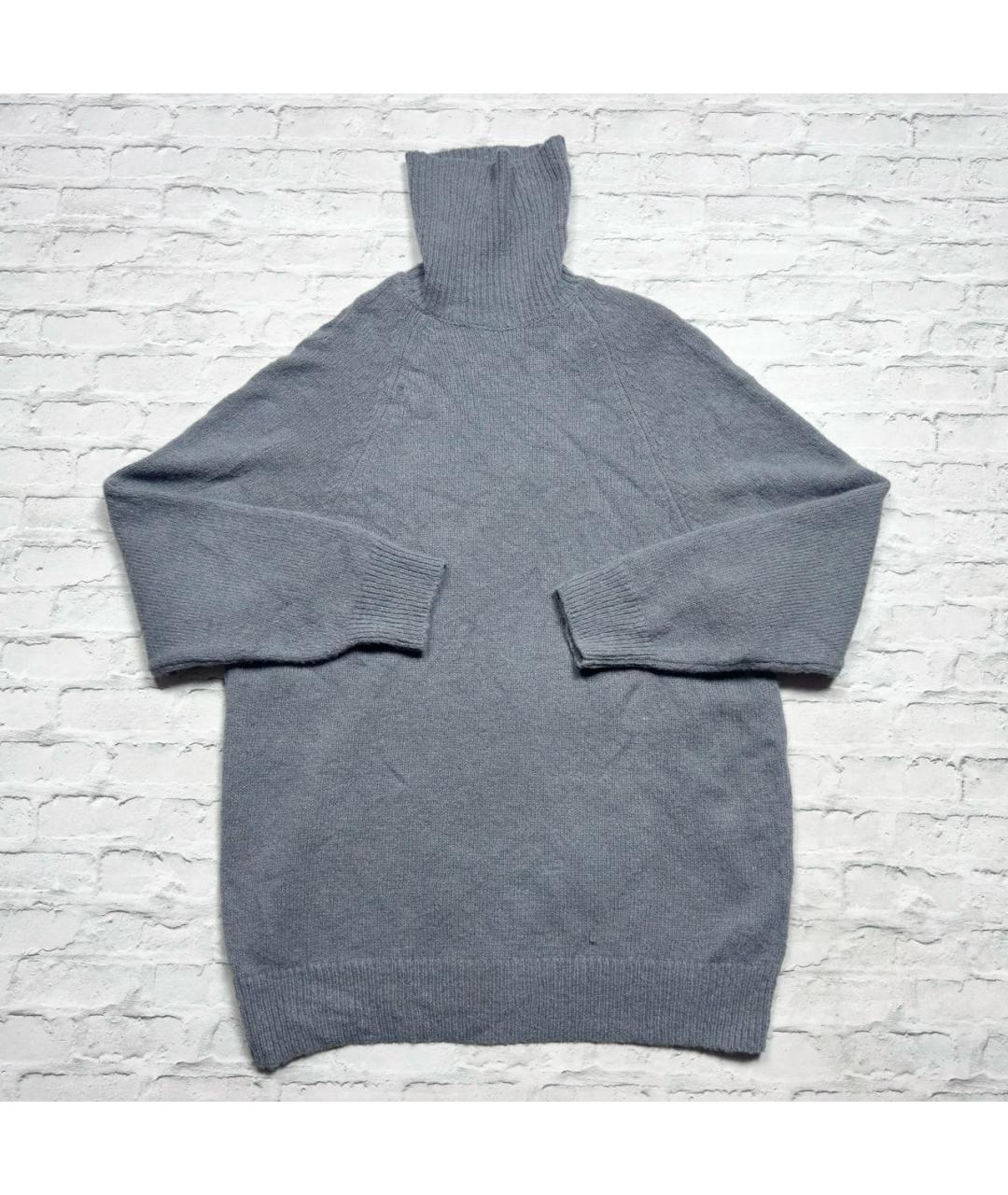 DRIES VAN NOTEN Серый шерстяной джемпер / свитер, фото 4