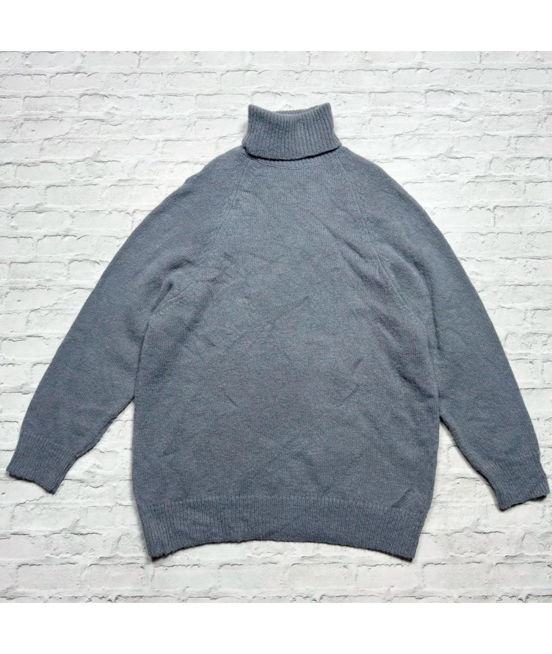 DRIES VAN NOTEN Серый шерстяной джемпер / свитер, фото 6