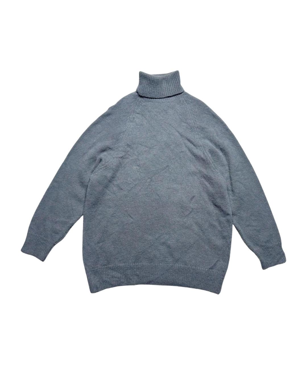 DRIES VAN NOTEN Серый шерстяной джемпер / свитер, фото 1