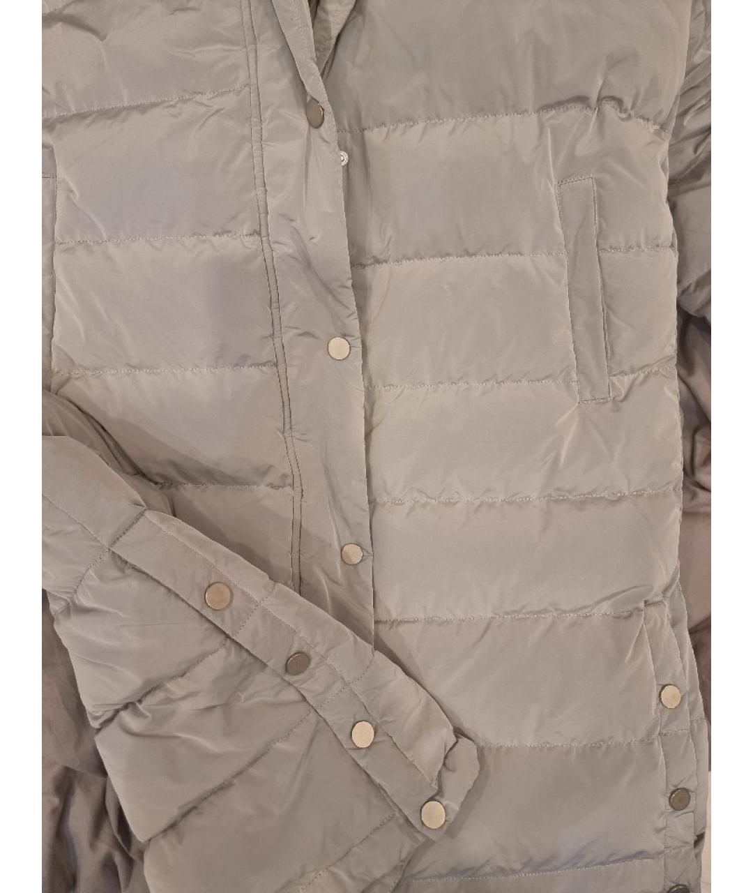 FABIANA FILIPPI Голубой полиамидовый пуховик, фото 9