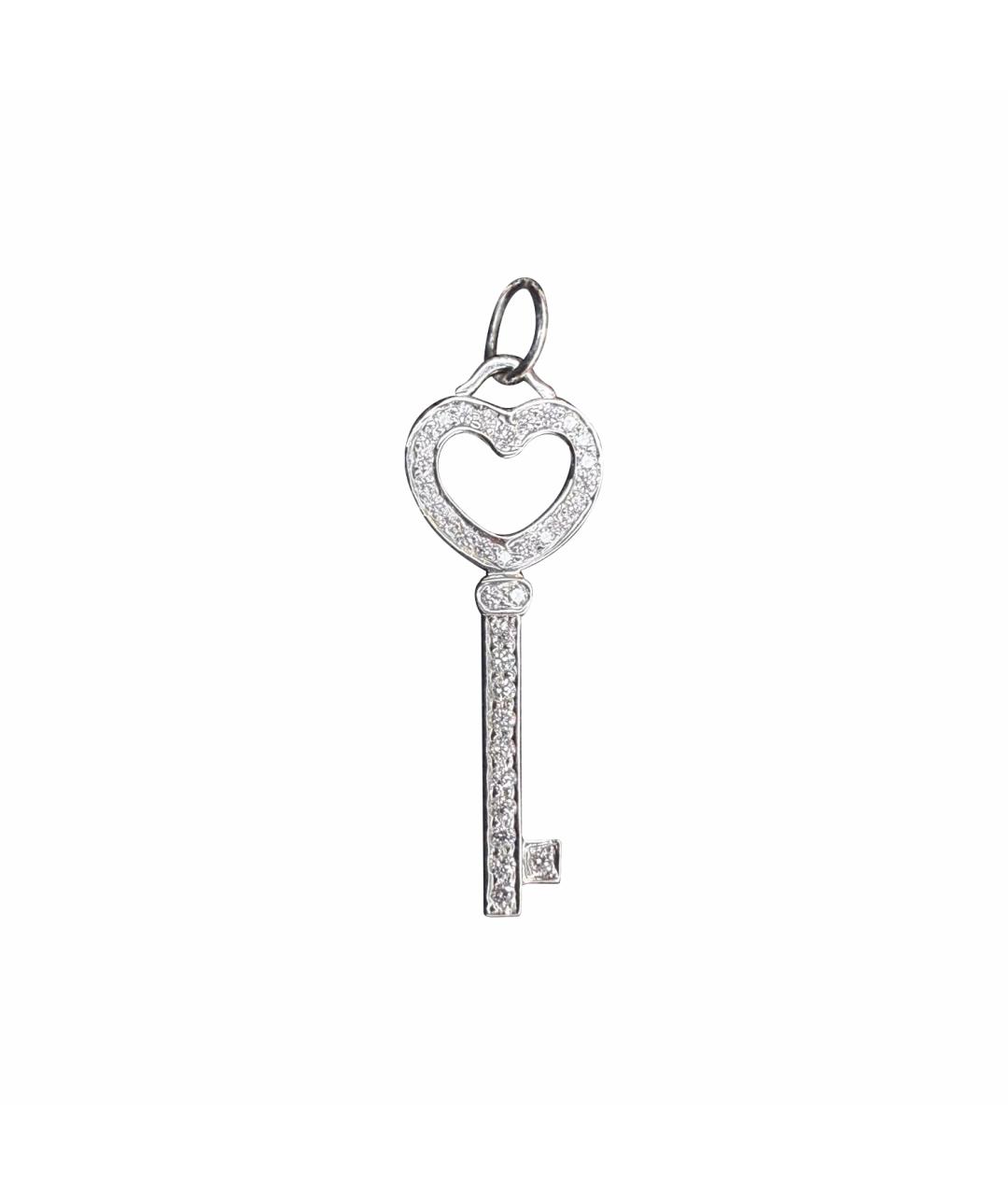 TIFFANY&CO Белая платиновая подвеска, фото 1