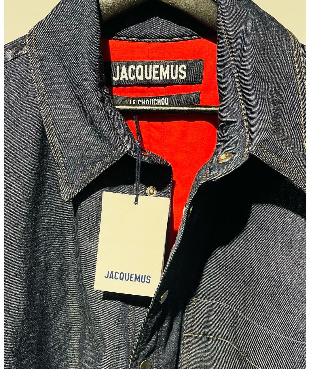 JACQUEMUS Синяя деним куртка, фото 3