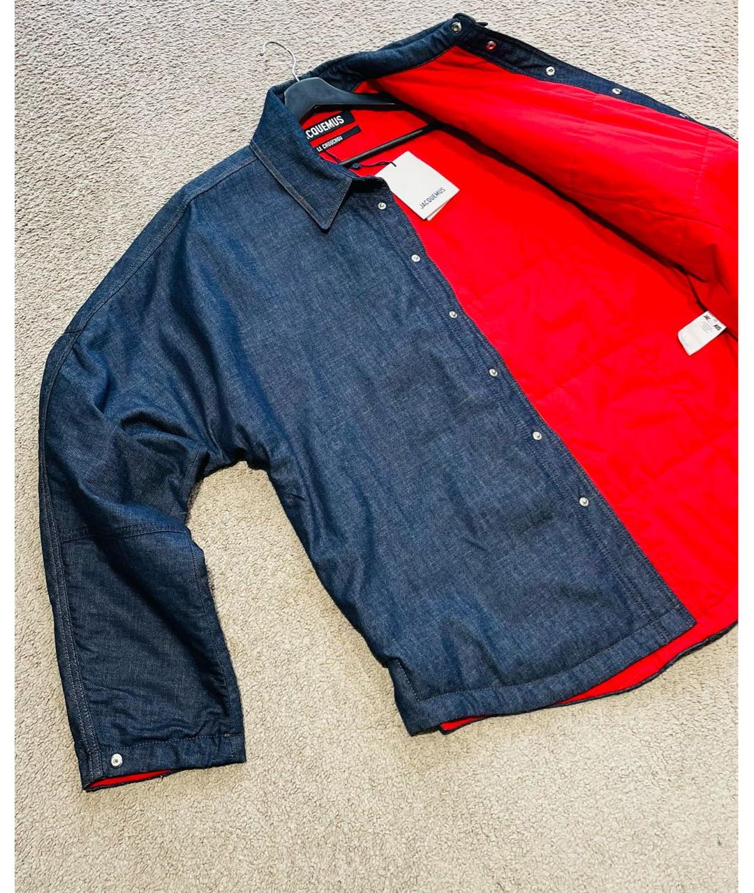 JACQUEMUS Синяя деним куртка, фото 7