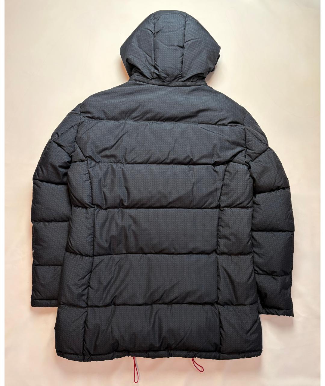 ISAIA Темно-синий полиэстеровый пуховик, фото 2