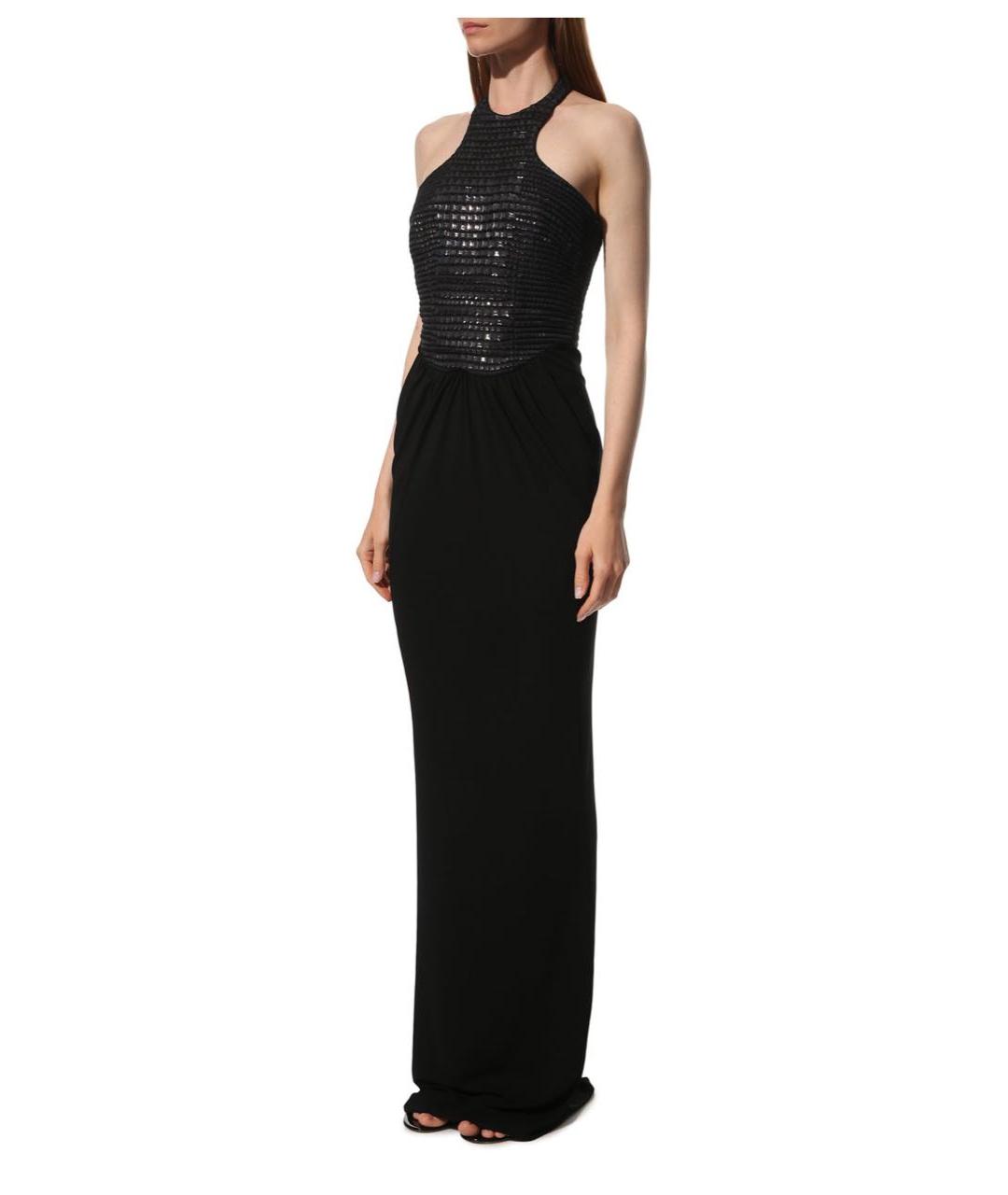 TOM FORD Черное шелковое вечернее платье, фото 3