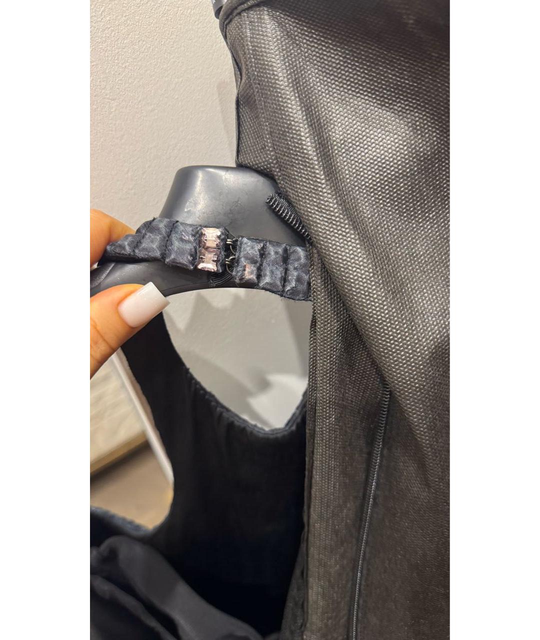 TOM FORD Черное шелковое вечернее платье, фото 5