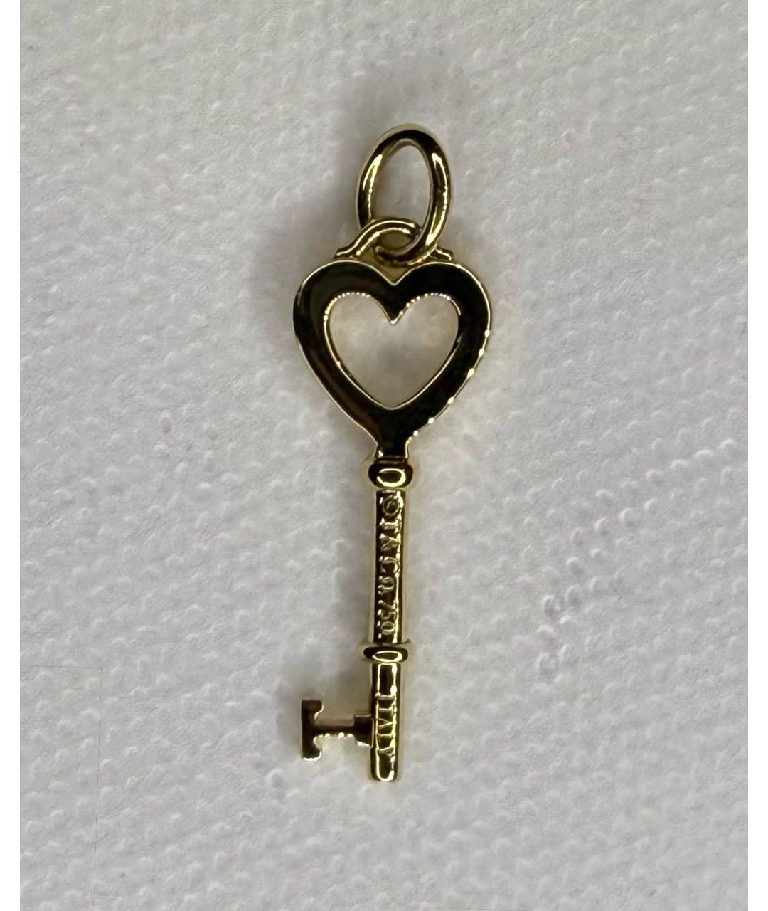 TIFFANY&CO Золотая подвеска из желтого золота, фото 6