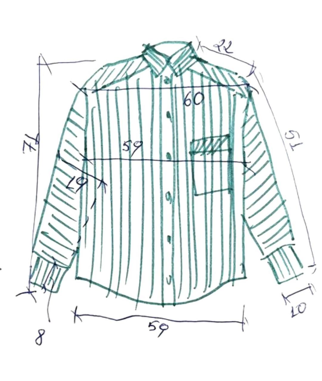 ARMANI EXCHANGE Мульти хлопковая рубашка, фото 8