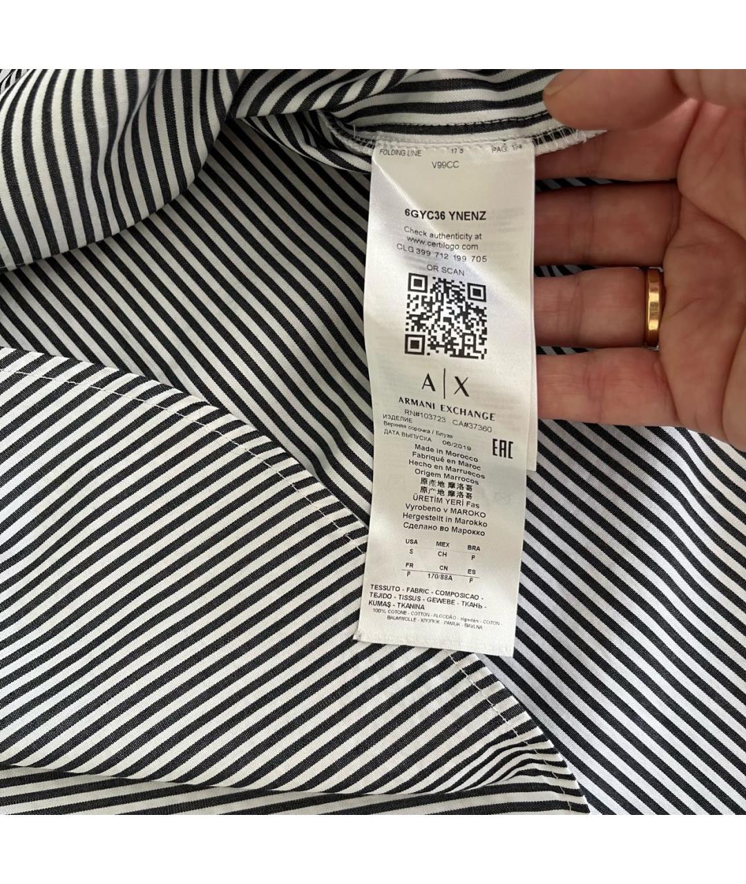 ARMANI EXCHANGE Мульти хлопковая рубашка, фото 6