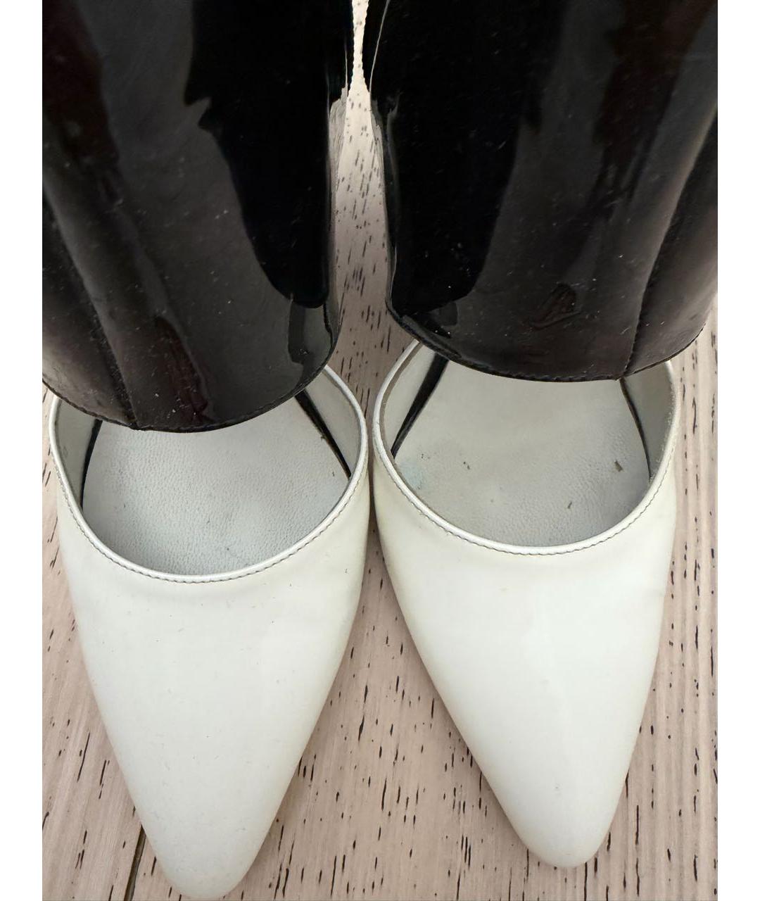 CHANEL Черные туфли из лакированной кожи, фото 4