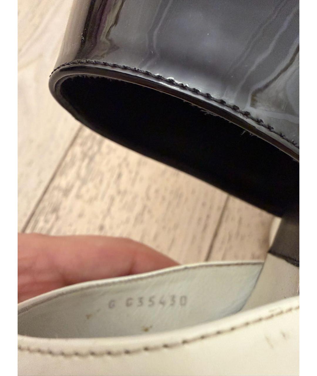 CHANEL Черные туфли из лакированной кожи, фото 5