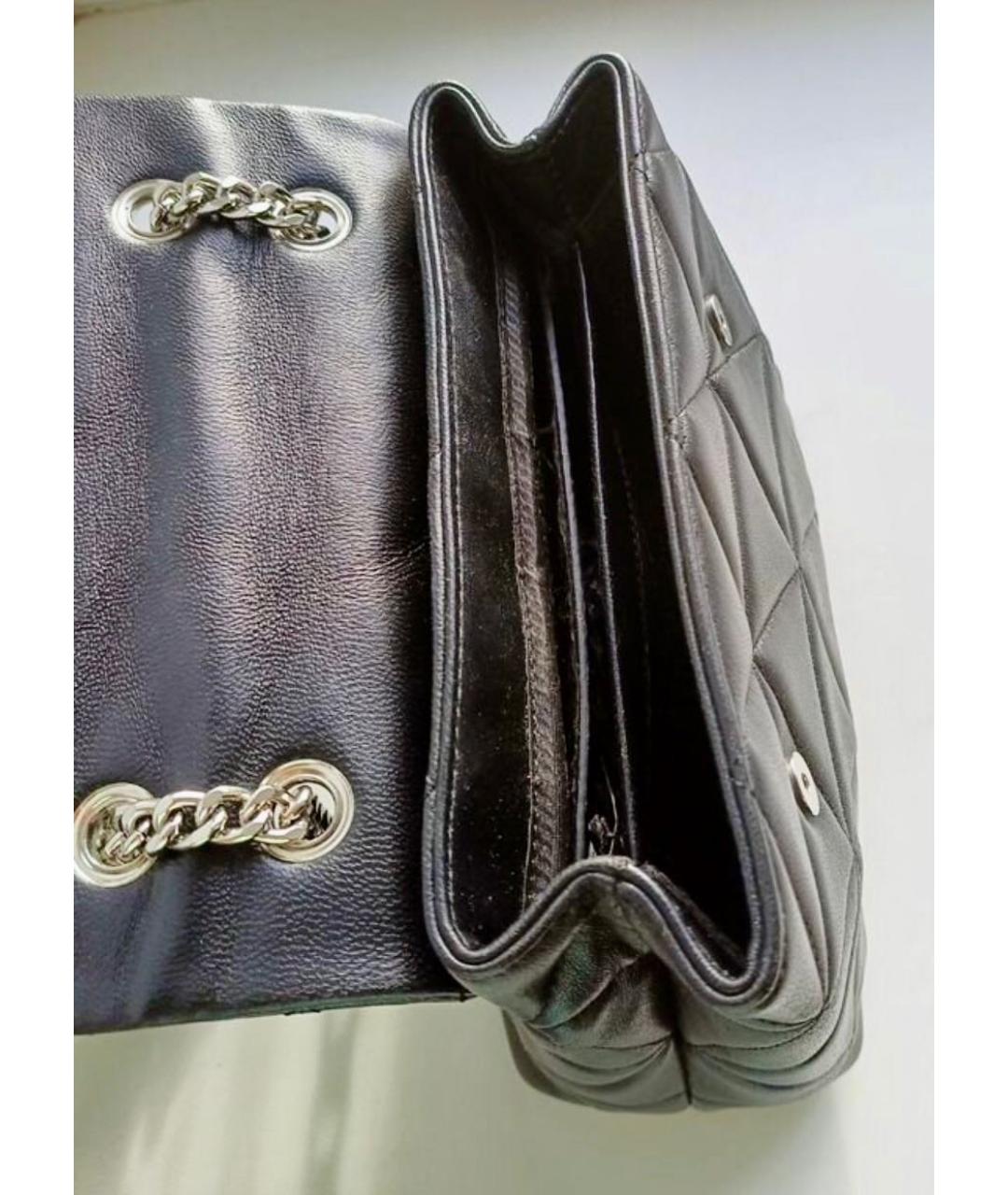 PRADA Черная кожаная сумка через плечо, фото 6